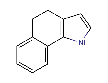 Molecular Structure of 4995-14-6 (1H-Benz[g]indole, 4,5-dihydro-)