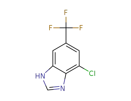 Molecular Structure of 175135-13-4 (4-CHLORO-6-(TRIFLUOROMETHYL)BENZIMIDAZOLE)