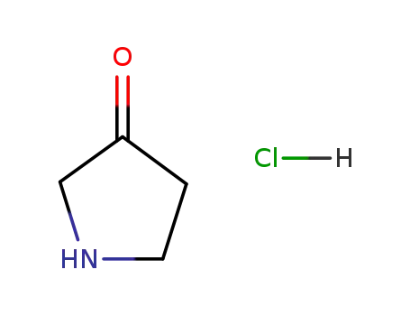 Molecular Structure of 3760-52-9 (3-PYRROLIDINONE, HYDROCHLORIDE)