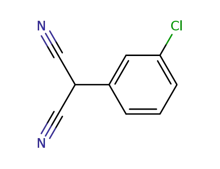 Molecular Structure of 99726-59-7 (2-(m-Chlorophenyl)malononitrile)
