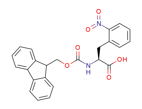 Molecular Structure of 210282-30-7 (FMOC-L-2-NITROPHENYLALANINE)