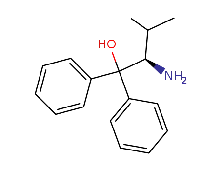 Molecular Structure of 86695-06-9 ((R)-(+)-2-AMINO-3-METHYL-1,1-DIPHENYL-1-BUTANOL)