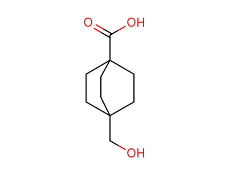 Molecular Structure of 828-52-4 (4-HYDROXYMETHYL-BICYCLO[2.2.2]OCTANE-1-CARBOXYLIC ACID)