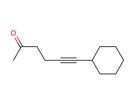 Molecular Structure of 62248-77-5 (5-Hexyn-2-one, 6-cyclohexyl-)