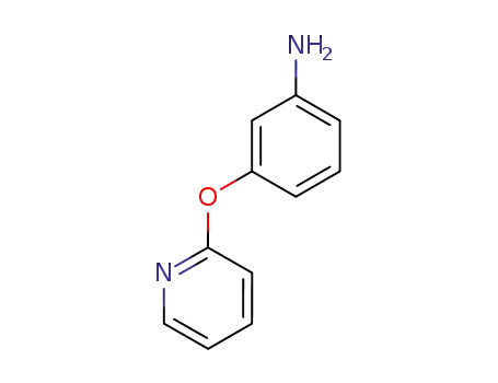 Molecular Structure of 86556-09-4 (3-(PYRIDIN-2-YLOXY)ANILINE 97)