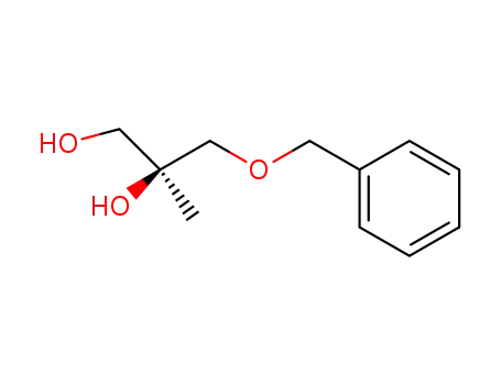 Molecular Structure of 109240-67-7 ((S)-1-benzyloxy-2-methylpropane-2,3-diol)