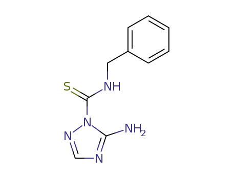 Molecular Structure of 35101-87-2 (5-amino-N-benzyl-1H-1,2,4-triazole-1-carbothioamide)