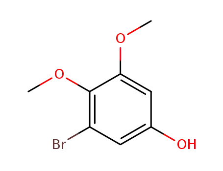 Molecular Structure of 93092-14-9 (3-BroMo-4,5-diMethoxyphenol)
