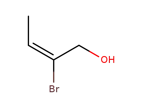 Molecular Structure of 52370-21-5 ((E)-2-BROMO-2-BUTEN-1-OL)