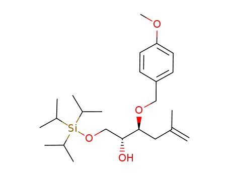 (2R,3S)-3-(4-Methoxy-benzyloxy)-5-methyl-1-triisopropylsilanyloxy-hex-5-en-2-ol