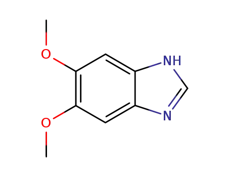 Molecular Structure of 72721-02-9 (5,6-Dimethoxybenzimidazole)