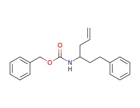 Molecular Structure of 441070-96-8 (Carbamic acid, [1-(2-phenylethyl)-3-butenyl]-, phenylmethyl ester)