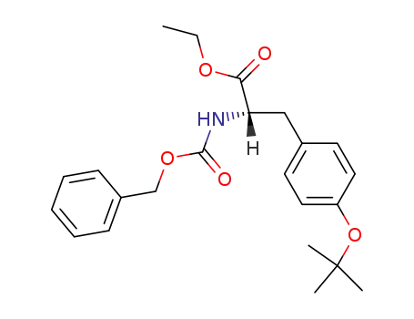 Molecular Structure of 66328-78-7 (Z-TYR(TBU)-OET)