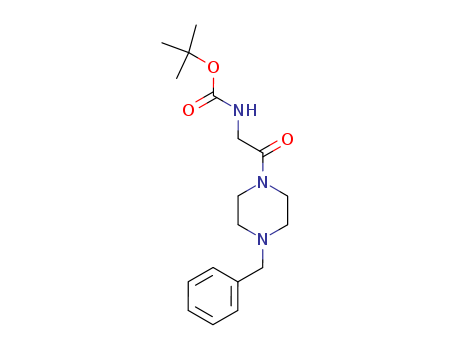 (2-[4-Benzyl-piperazin-1-yl]-2-oxo-ethyl)-carbamicacid tert-butyl ester