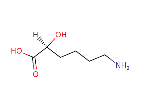 Molecular Structure of 42491-84-9 ((S)-6-Amino-2-hydroxyhexanoic acid)