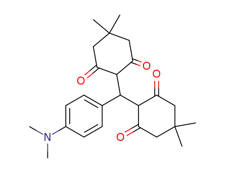 Molecular Structure of 33742-94-8 (2-[[4-(dimethylamino)phenyl](4,4-dimethyl-2,6-dioxocyclohexyl)methyl]-5,5-dimethyl-1,3-cyclohexanedione)