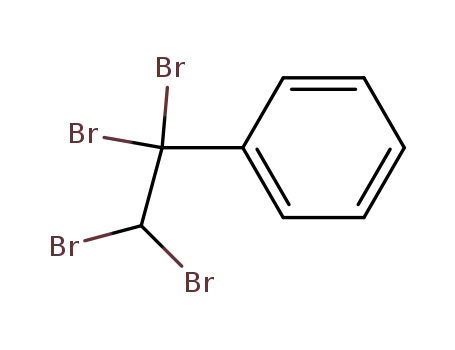 Molecular Structure of 31253-21-1 ((1,1,2,2-tetrabromoethyl)benzene)