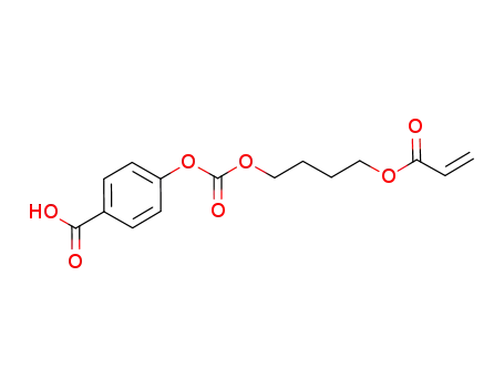 Molecular Structure of 297132-04-8 (4-({[4-(acryloyloxy)butoxy]carbonyl}oxy)benzoic acid)