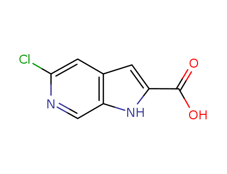 5-chloro-1H-pyrrolo[2,3-c]pyridine-2-carboxylic acid