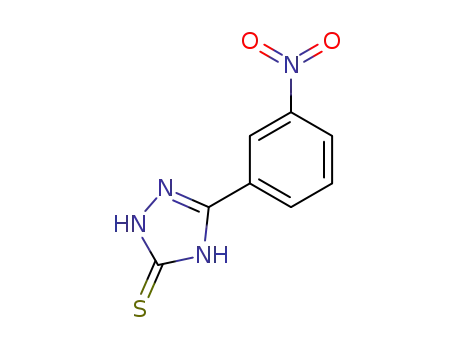 Molecular Structure of 6219-47-2 (3H-1,2,4-Triazole-3-thione, 1,2-dihydro-5-(3-nitrophenyl)-)