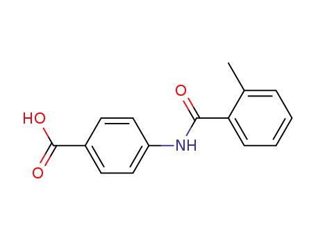 Molecular Structure of 108166-22-9 (4-[(2-methylbenzoyl)amino]benzoic acid)