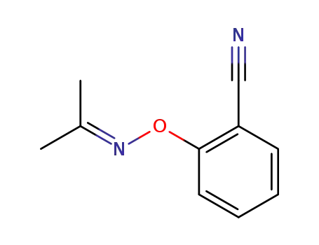 2-<<(isopropylidene)amino>oxy>benzonitrile