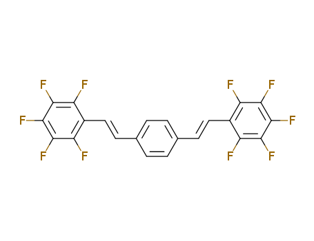 Benzene, 1,4-bis[(1E)-2-(pentafluorophenyl)ethenyl]-