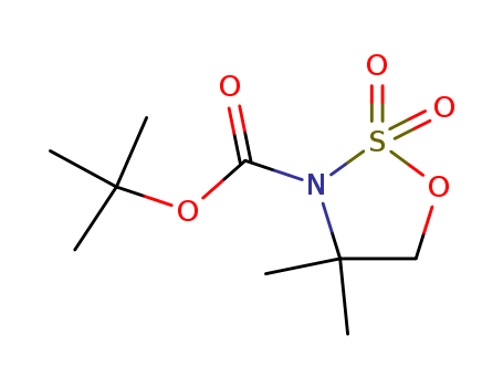 tert-butyl 4,4-Dimethyl-2,2-dioxooxathiazolidine-3-carboxylate