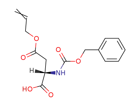 Molecular Structure of 99793-10-9 (Z-L-aspartic acid β-allyl ester)