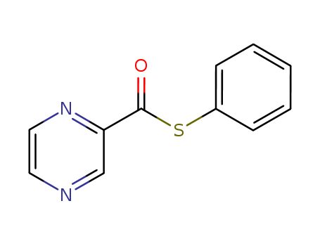 2-Pyrazinecarbothioicacid, S-phenyl ester