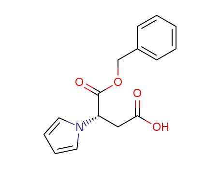 Molecular Structure of 866139-29-9 ((2-pyrrol-1-yl)succinic acid 1-benzyl ester)