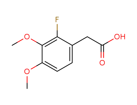 Molecular Structure of 78495-65-5 (4-Fluoro-3-methoxyphenylacetic acid)