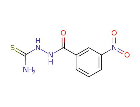 Molecular Structure of 886-29-3 (2-[(3-nitrophenyl)carbonyl]hydrazinecarbothioamide)