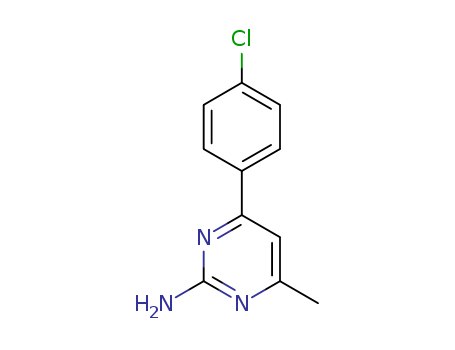 2-Pyrimidinamine,4-(4-chlorophenyl)-6-methyl-