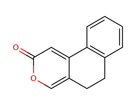 Molecular Structure of 118496-33-6 (2H-Naphtho[2,1-c]pyran-2-one, 5,6-dihydro-)