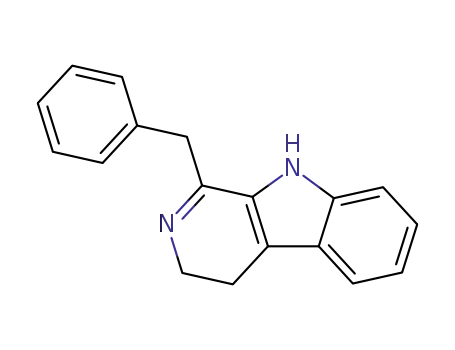 Molecular Structure of 10022-80-7 (3H-Pyrido[3,4-b]indole, 4,9-dihydro-1-(phenylmethyl)-)
