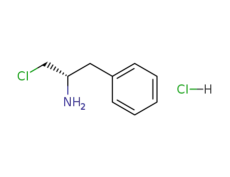 Molecular Structure of 100431-28-5 (1-chloro-2(S)-amino-phenylpropane hydrochloride)