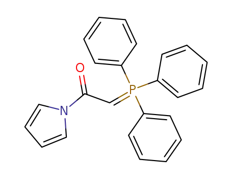 Molecular Structure of 627546-31-0 (1-(1H-pyrrol-1-yl)-2-(triphenylphosphoranylidene)ethanone)