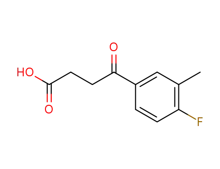 Molecular Structure of 349-22-4 (4-(4-FLUORO-3-METHYLPHENYL)-4-OXOBUTYRIC ACID)