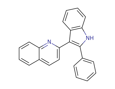 Quinoline, 2-(2-phenyl-1H-indol-3-yl)-