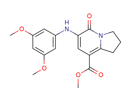 METHYL 6-(3,5-DIMETHOXYPHENYLAMINO)-5-OXO-1,2,3,5-TETRAHYDROINDOLIZINE-8-CARBOXYLATE