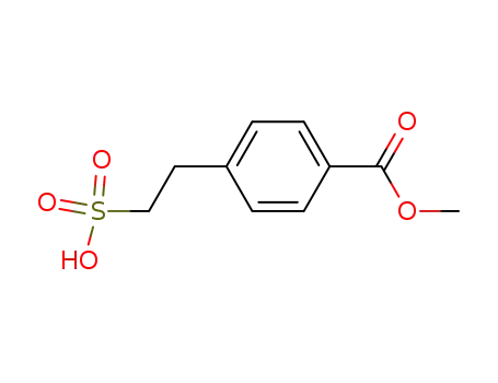 Molecular Structure of 756469-30-4 (2-(4-(methoxycarbonyl)phenyl)ethanesulfonic acid)