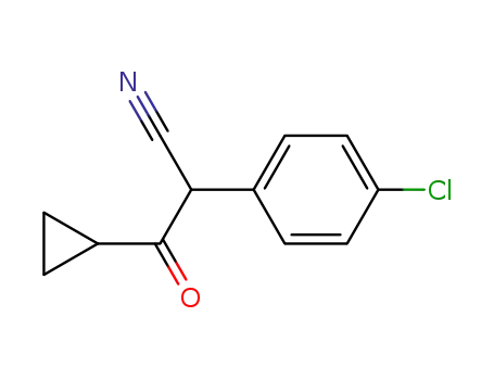 2-(4-chlorophenyl)-2-cyclopropylcarbonylacetonitrile