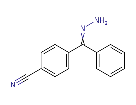 Molecular Structure of 838-13-1 (4-[hydrazinylidene(phenyl)methyl]benzonitrile)