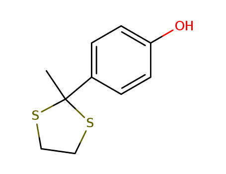 4-(2-Methyl-1,3-dithiolan-2-yl)benzenol