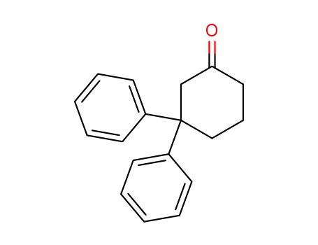 Molecular Structure of 17245-76-0 (Cyclohexanone, 3,3-diphenyl-)