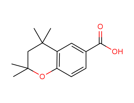 2H-1-Benzopyran-6-carboxylic acid, 3,4-dihydro-2,2,4,4-tetramethyl-