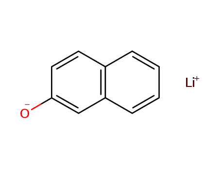 Molecular Structure of 10124-81-9 (2-Naphthalenol, lithium salt)