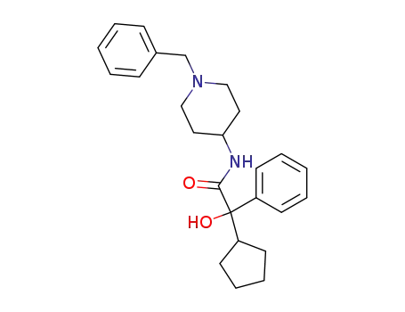 <i>N</i>-(1-benzyl-piperidin-4-yl)-2-cyclopentyl-2-hydroxy-2-phenyl-acetamide