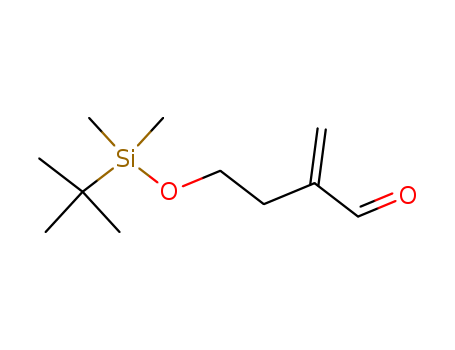 Molecular Structure of 159683-81-5 (Butanal, 4-[[(1,1-dimethylethyl)dimethylsilyl]oxy]-2-methylene-)